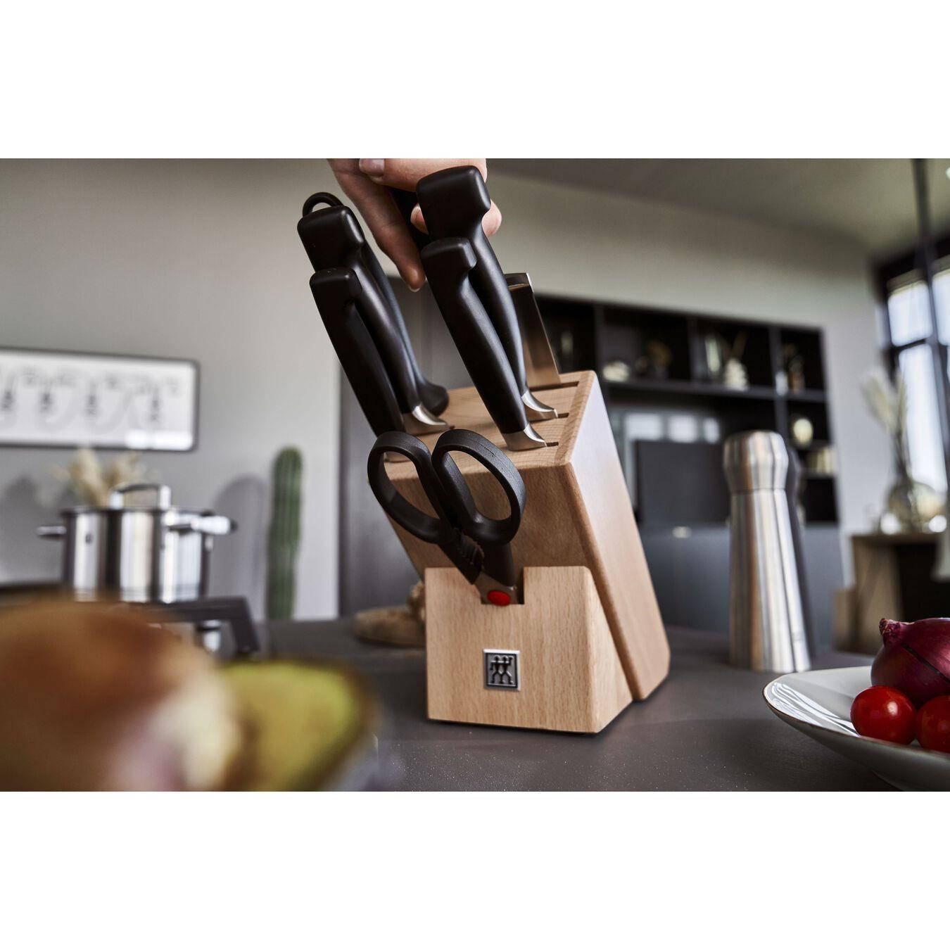 Zwilling Vier Sterne Blok Bıçak Seti 8 Parça