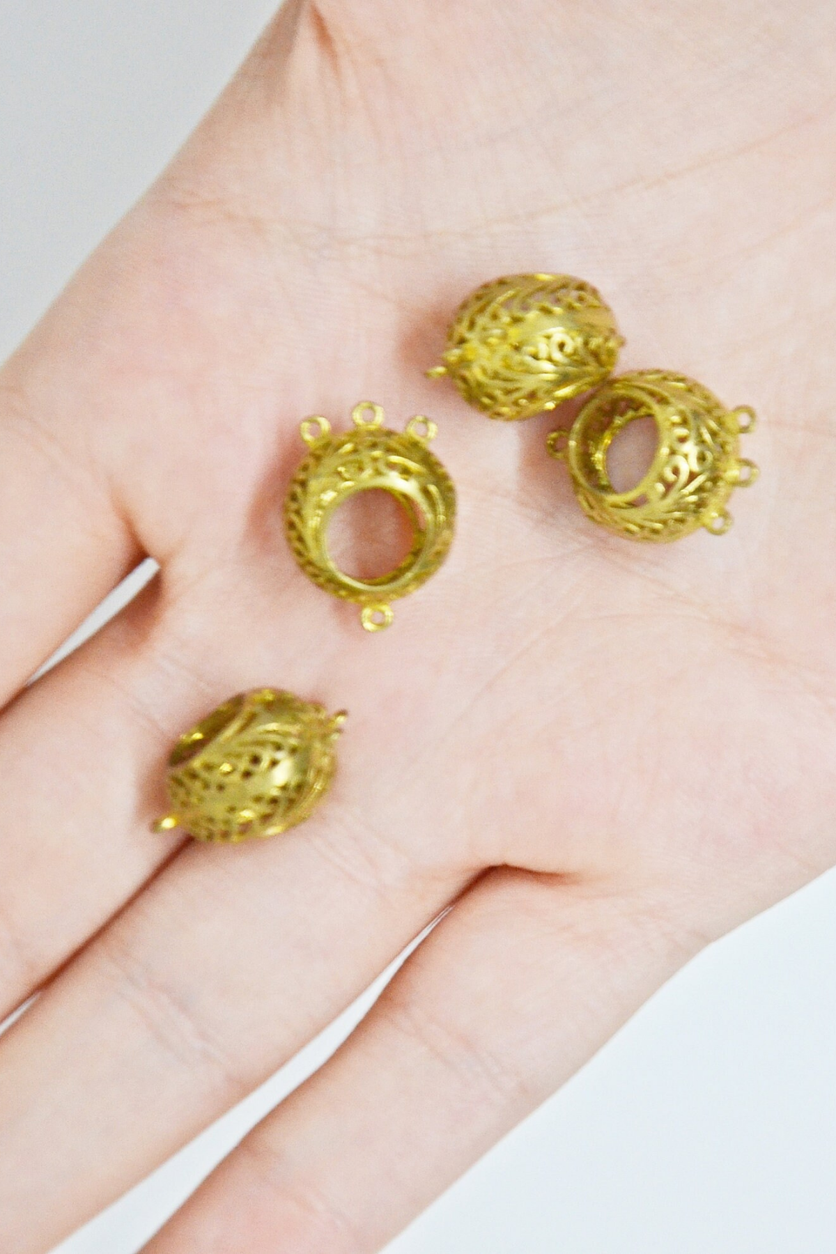 HAM PİRİNÇ FİLİGRAN (100 AD) 20x15 mm