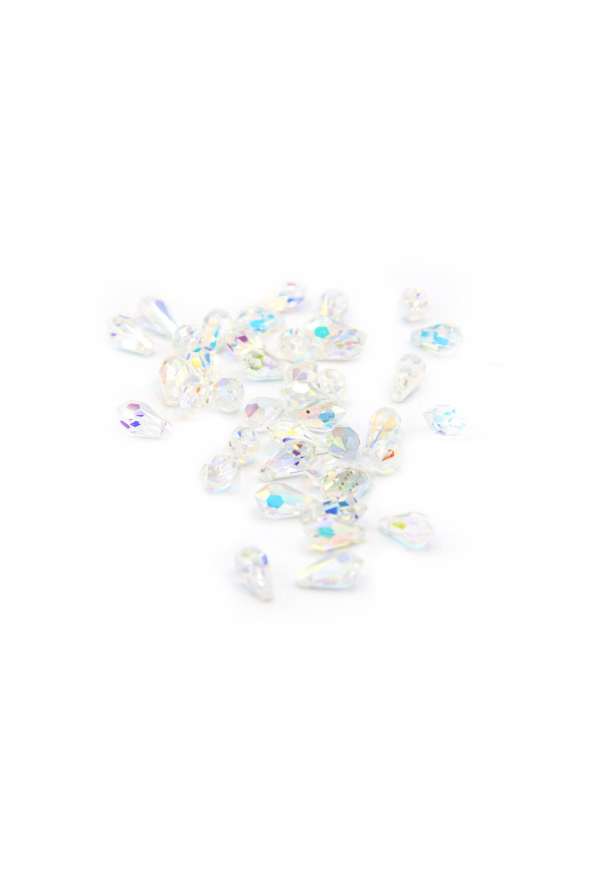 Orjinal Swarovski Kristal Damla Boncuk 5x10mm
