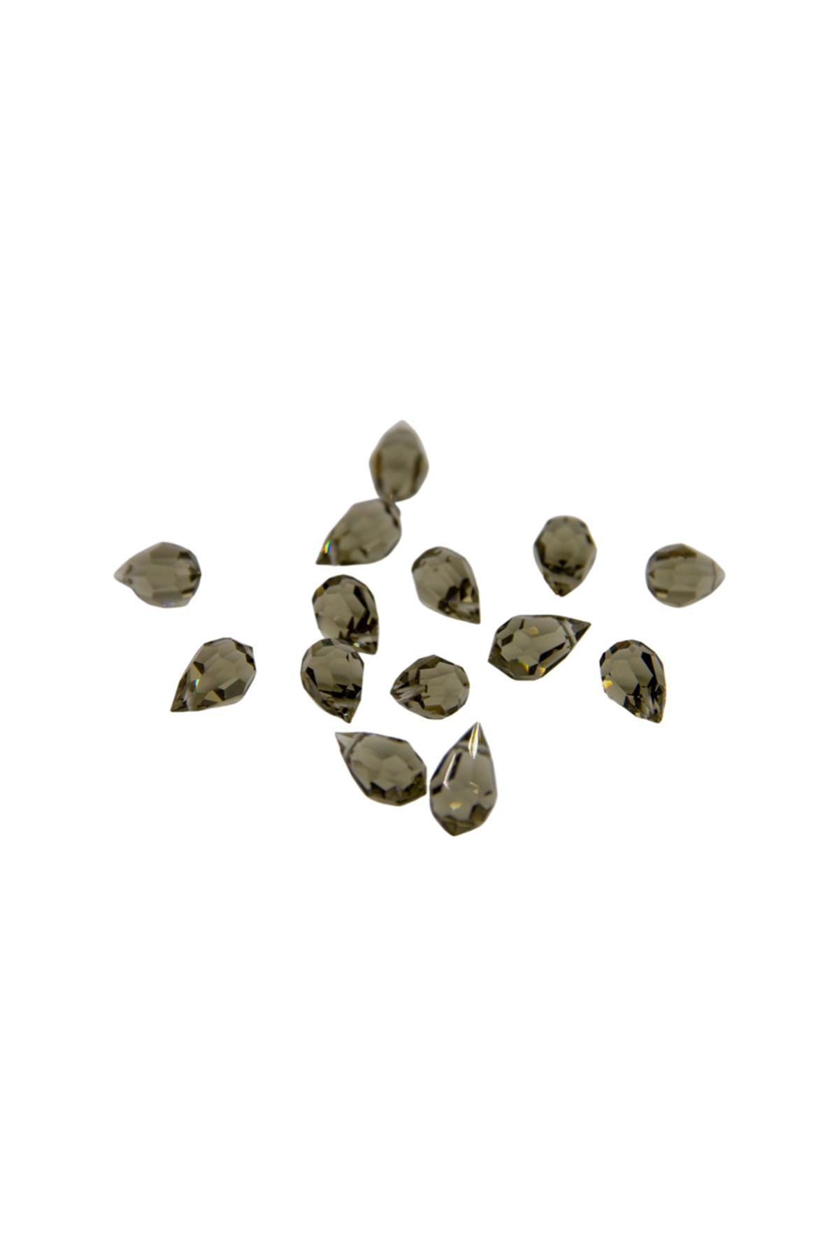 Orjinal Swarovski Kristal Damla Boncuk 8x15mm