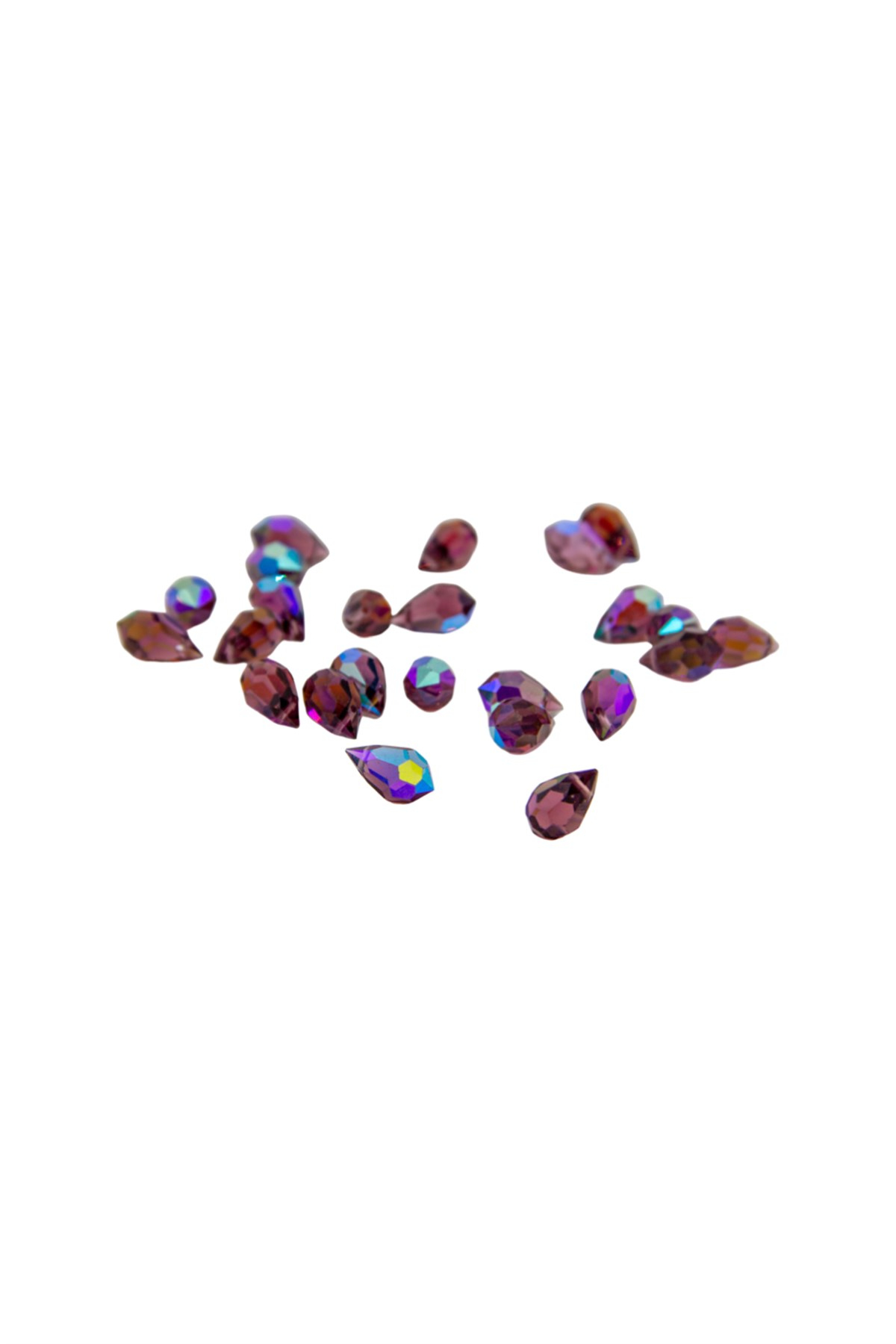 Orjinal Swarovski Kristal Damla Boncuk 8x15mm