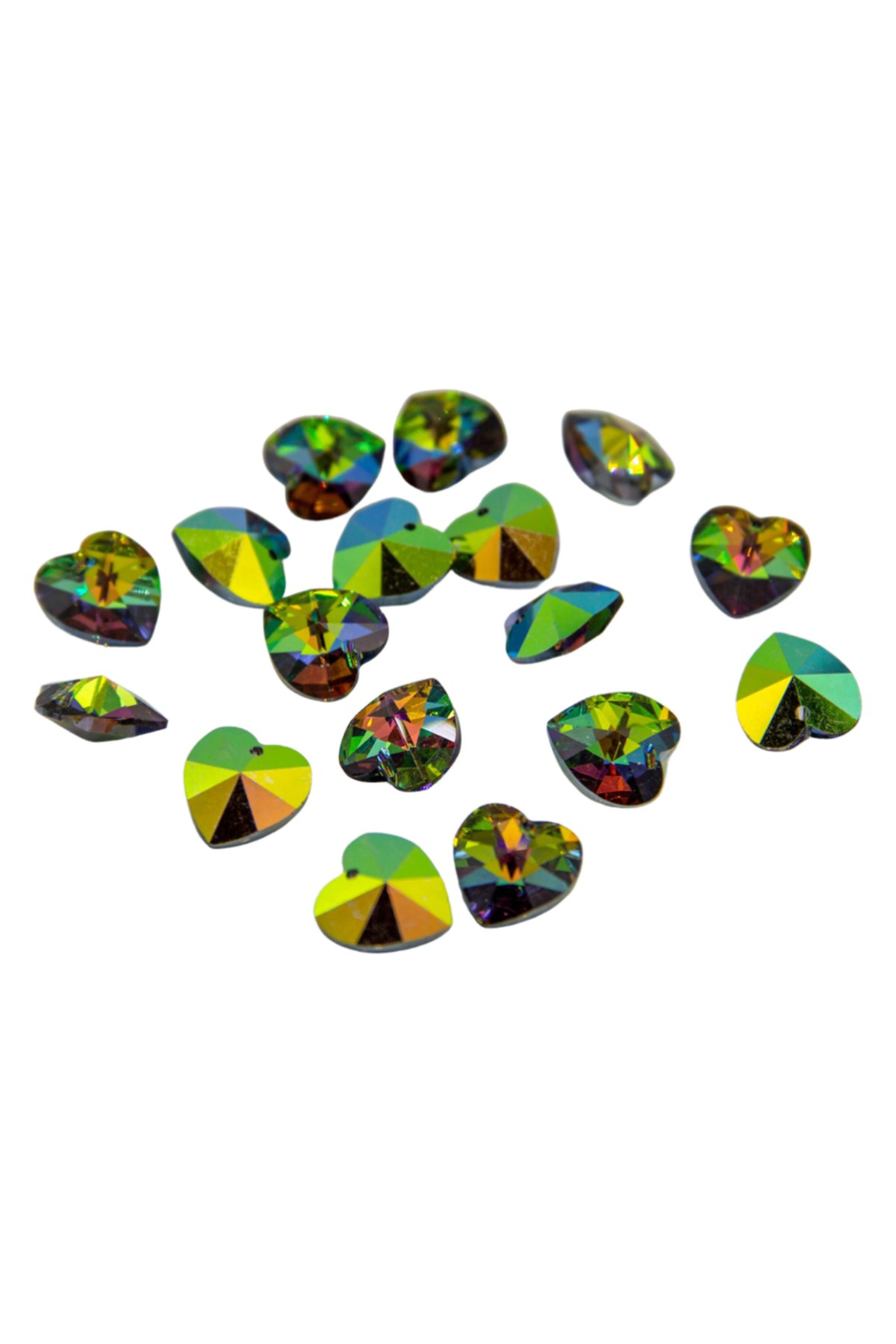 Orjinal Swarovski Kristal Kalp Boncuk 14mm