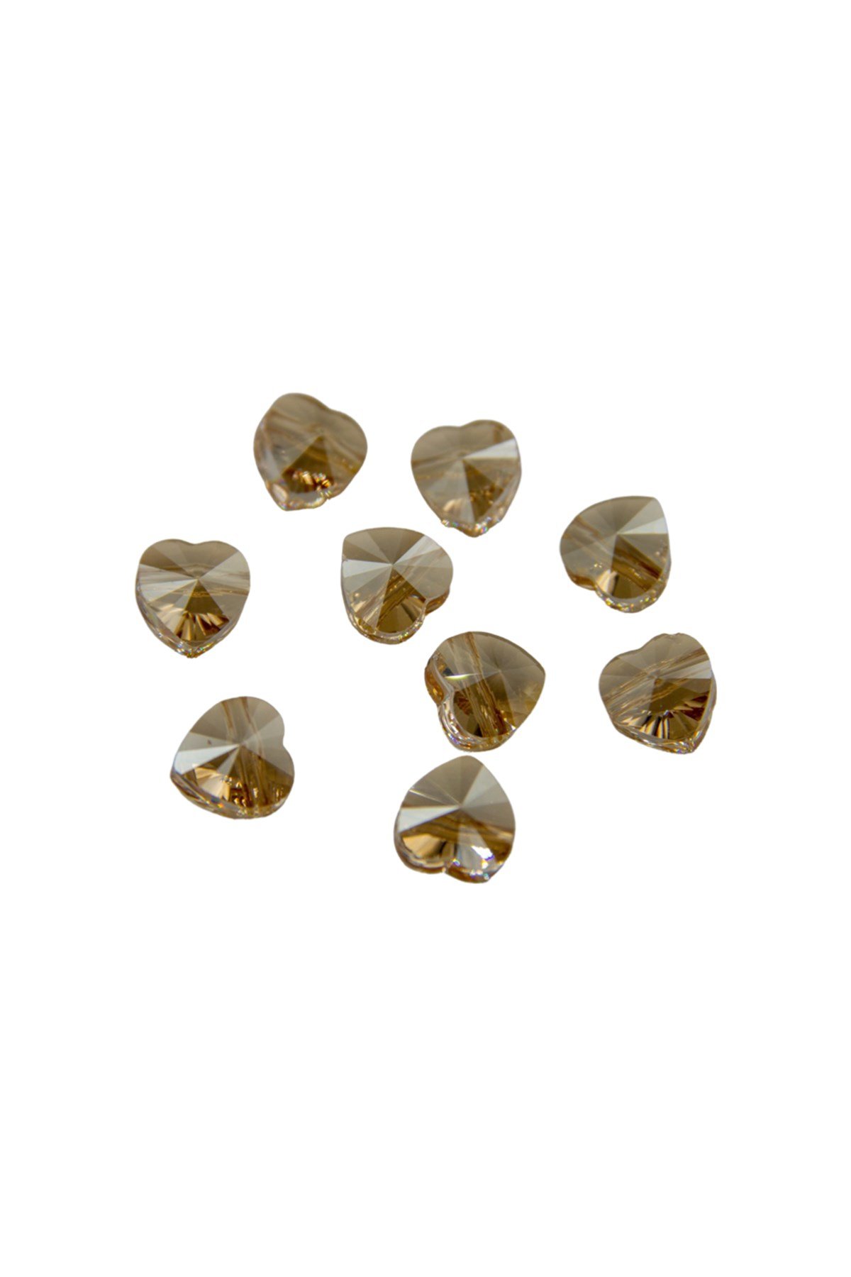 Orjinal Swarovski Kristal Kalp Boncuk 14mm