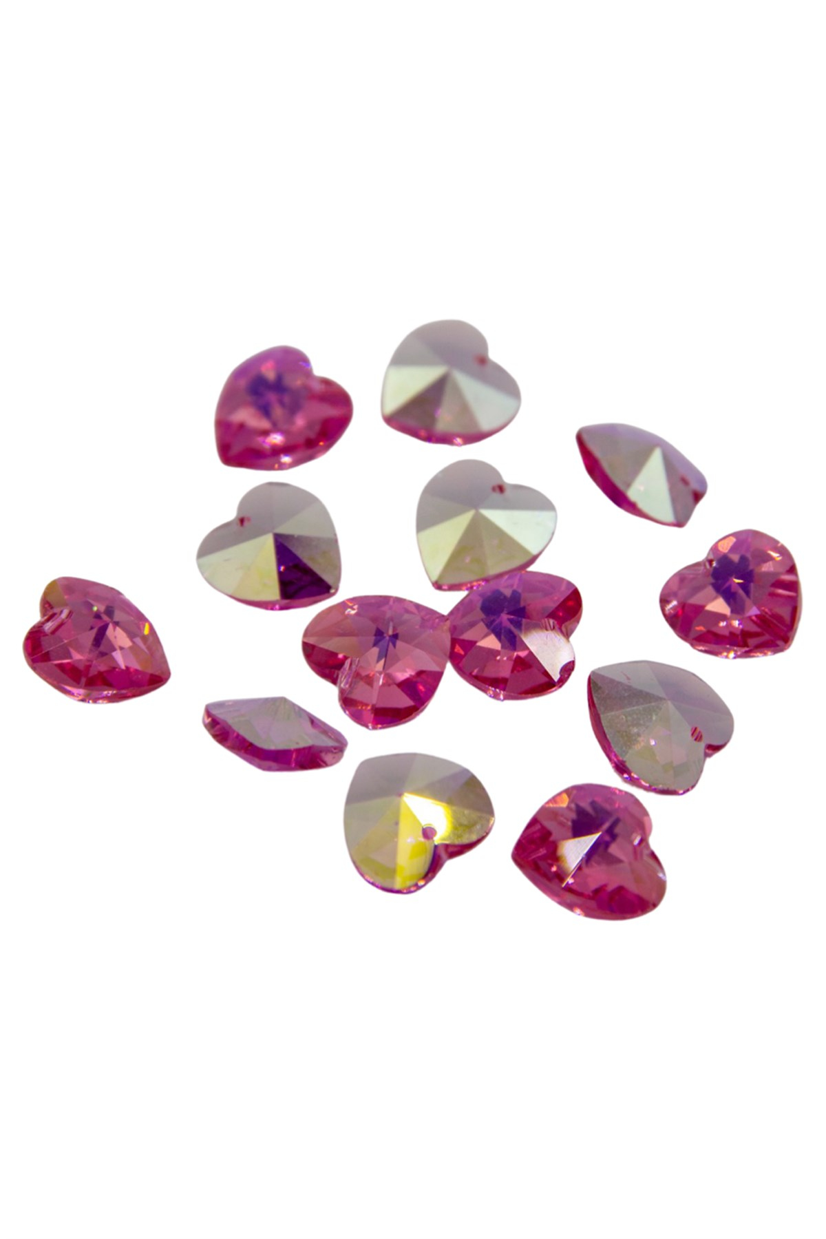 Orjinal Swarovski Kristal Kalp Boncuk 14mm