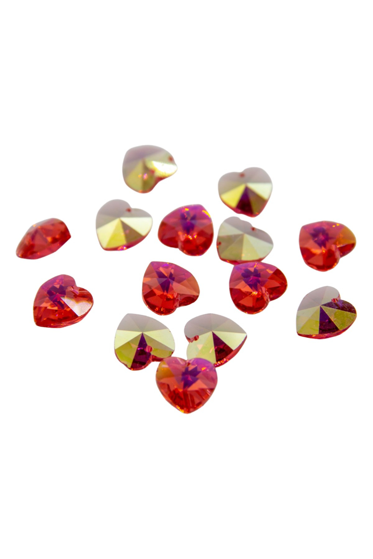 Orjinal Swarovski Kristal Kalp Boncuk 14mm