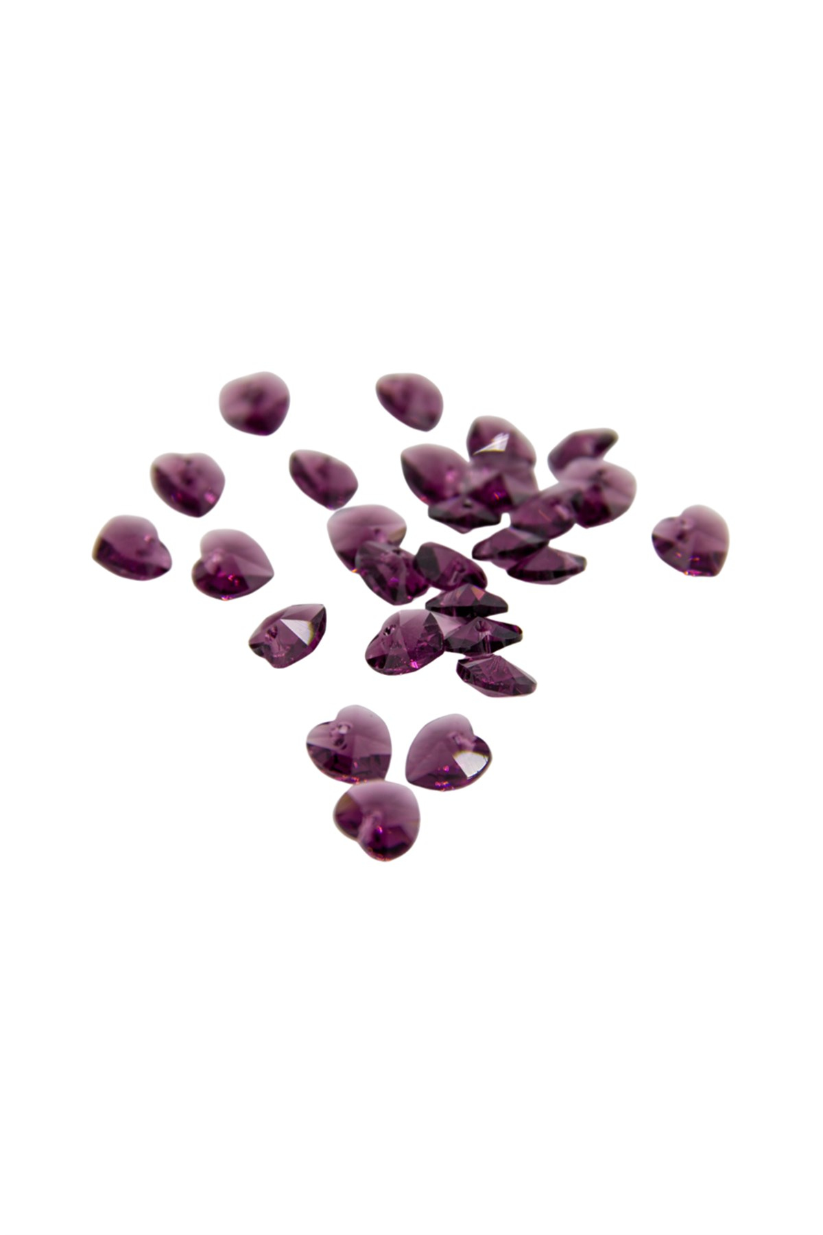 Orjinal Swarovski Kristal Kalp Boncuk 10mm