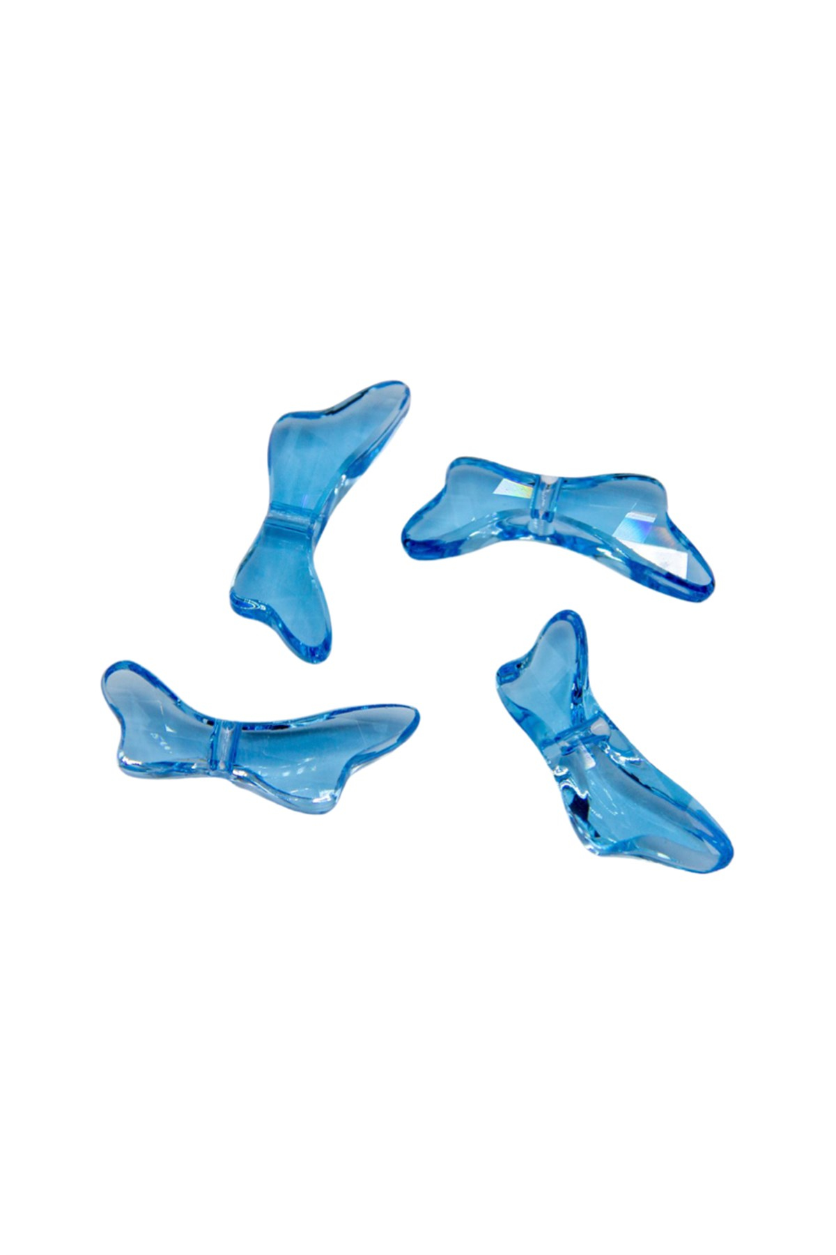 Orjinal Swarovski Kristal  Papyon Boncuk 11x29mm