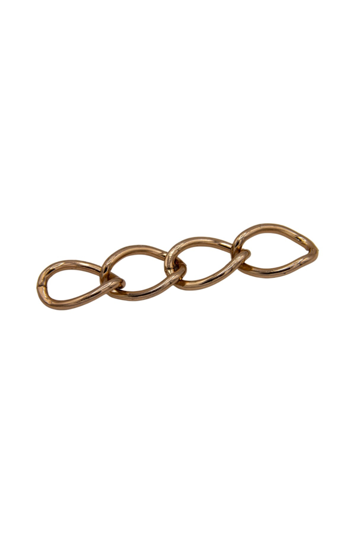 Pembe Altın Alüminyum Zincir 17x3 mm