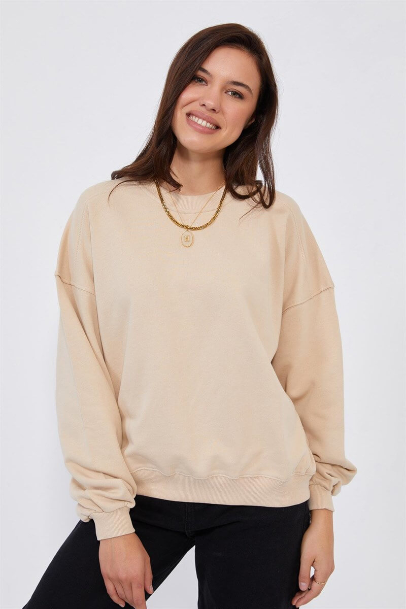 Bej 2YI4CSS0121 S-SHIRT