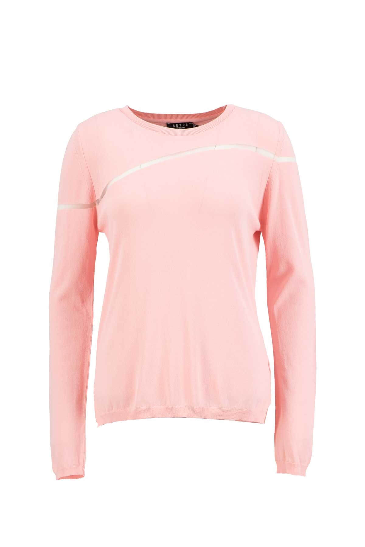 Pudra Bisiklet Yaka Uzun Kol TrikoST030S300014