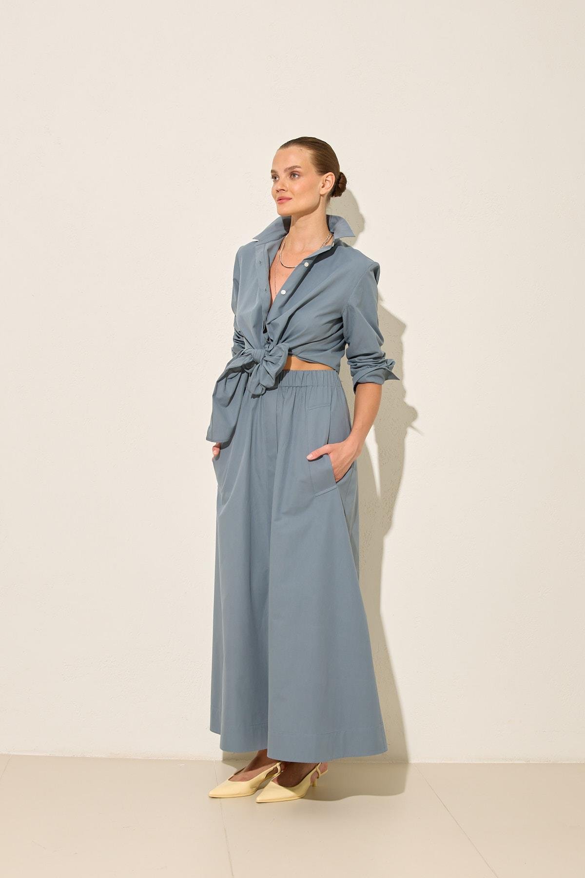 Kuvars Uzun Kollu Gömlek Kadın Kategorisiz modelleri