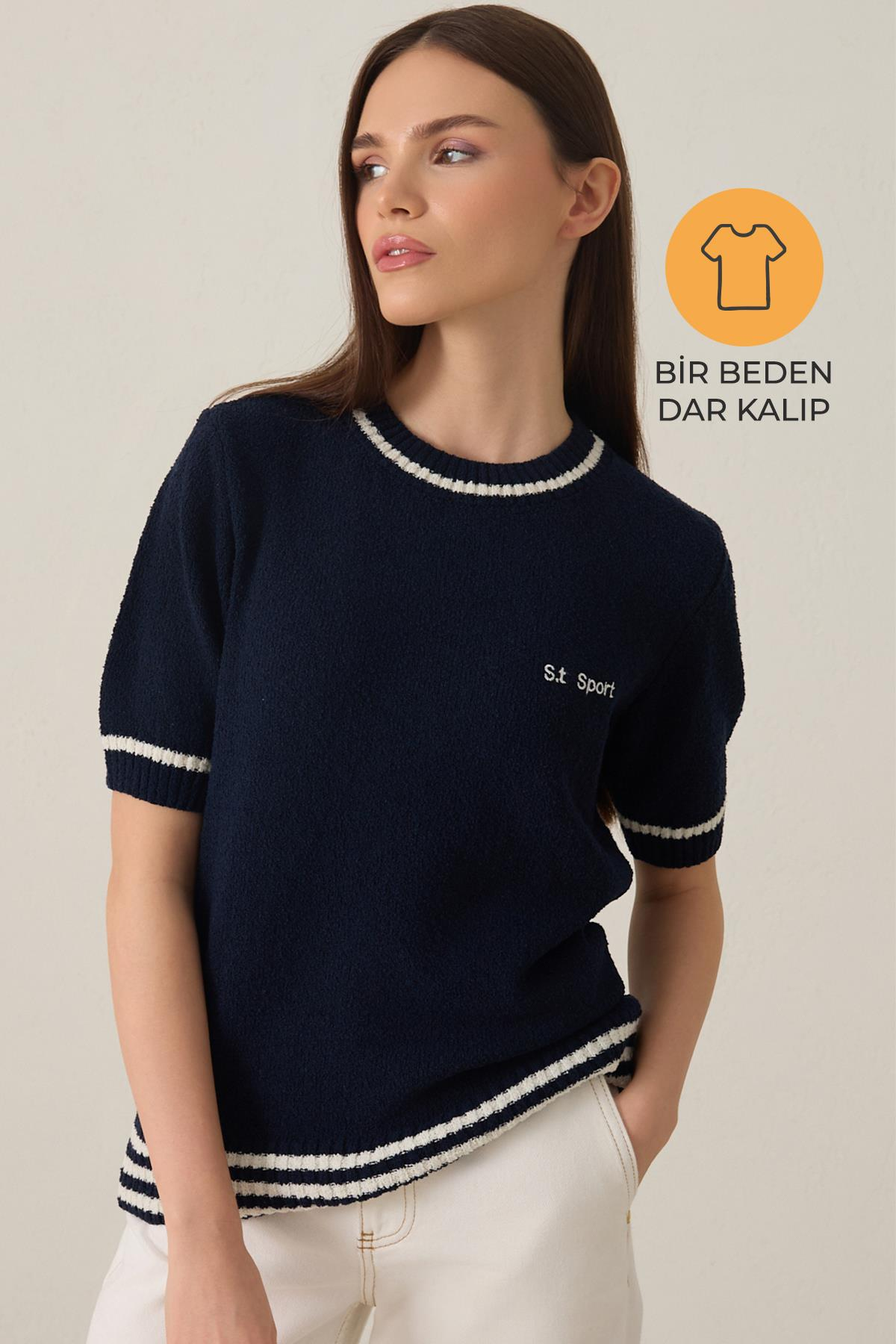 Lacivert 2YB3ECTR0379 TRİKO