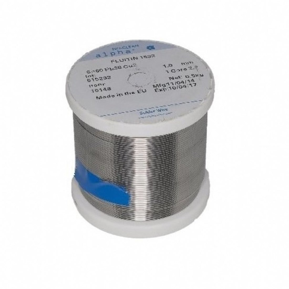 1.0mm Alpha Kurşunlu Lehim Teli Fluitin 1532/322 63/37