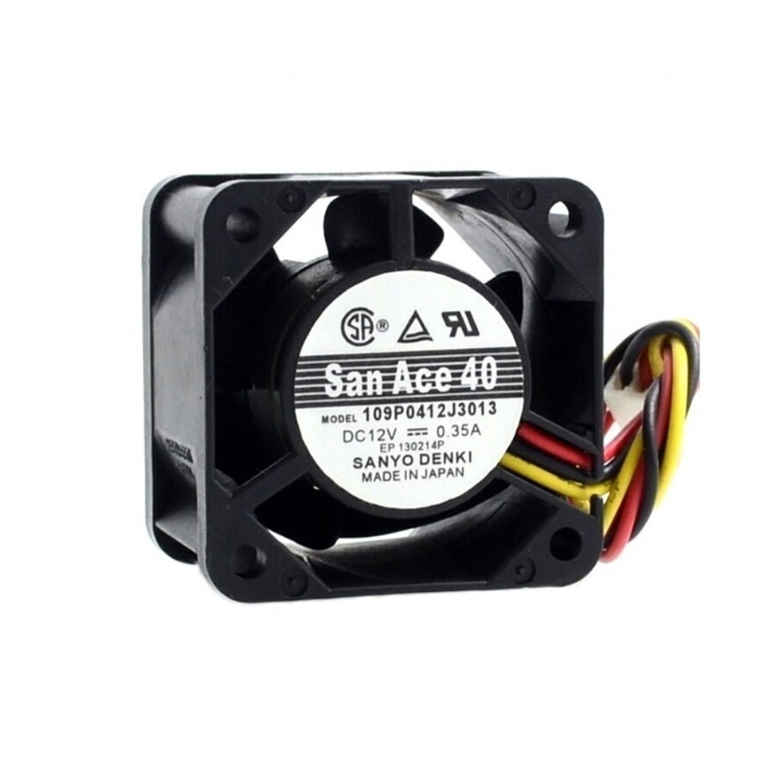 109P0412J3013 40X40X28 12VDC 0.35A 3 Kablolu Fan