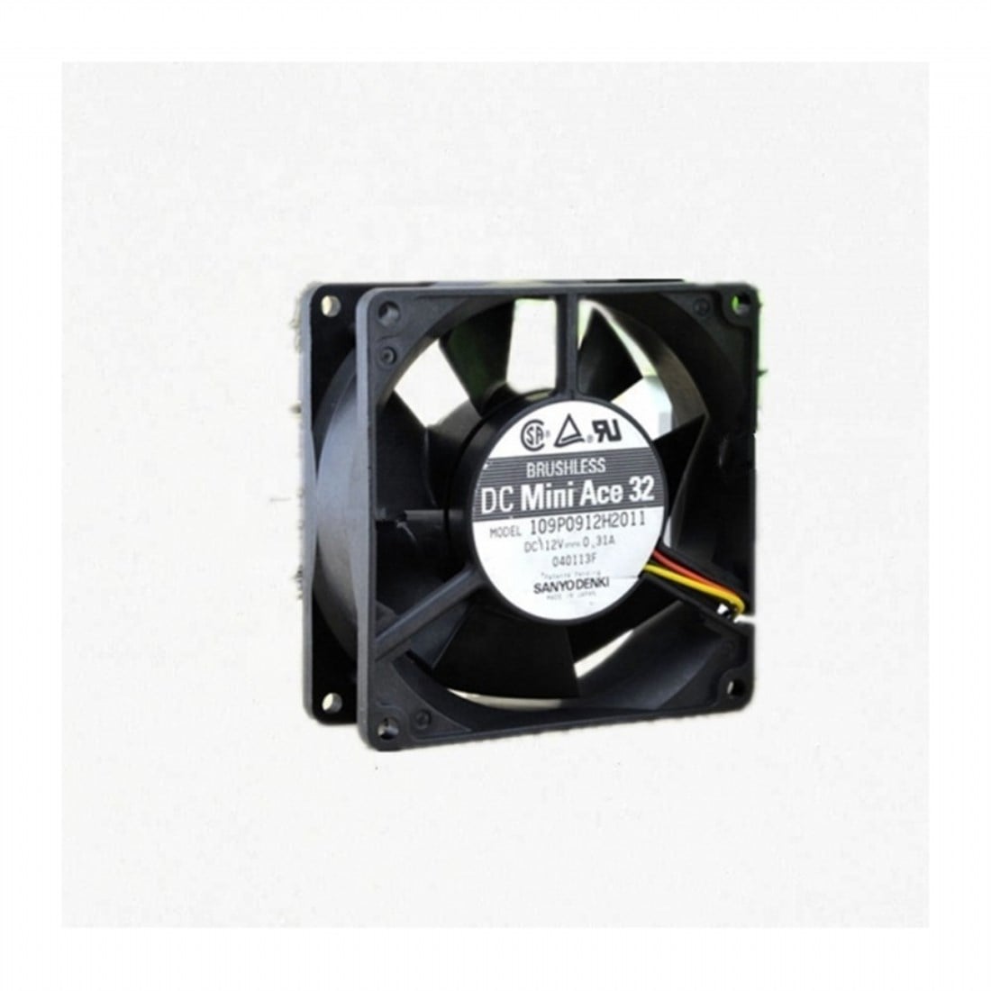 109P0912H2011 92X92X32 12VDC 0.31A 3 Kablolu Fan