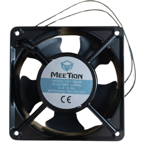120x120x38 220V AC KARE FANMEETIONKare Fanlar (Kare, Oval, Yuvarlak, Eksenel Fanlar)
