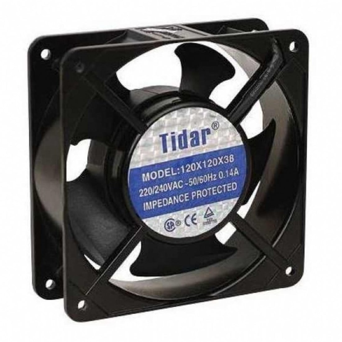 120X120X38 mm 220 v ac taida- tidar rulman kare fan
