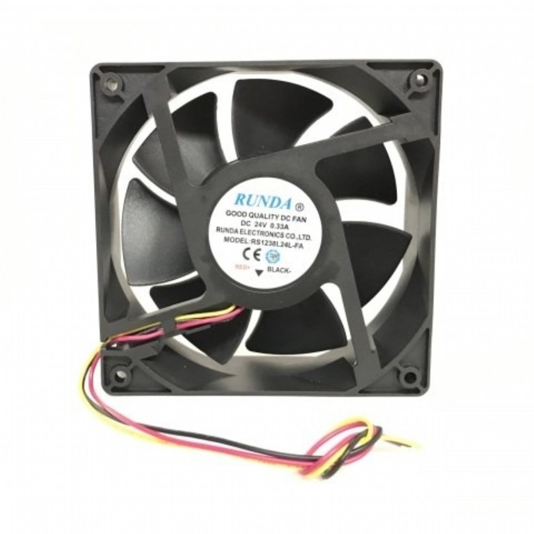 120X120X38MM 24V 0.66A 3200RPM HYDRAULİC KARE FAN