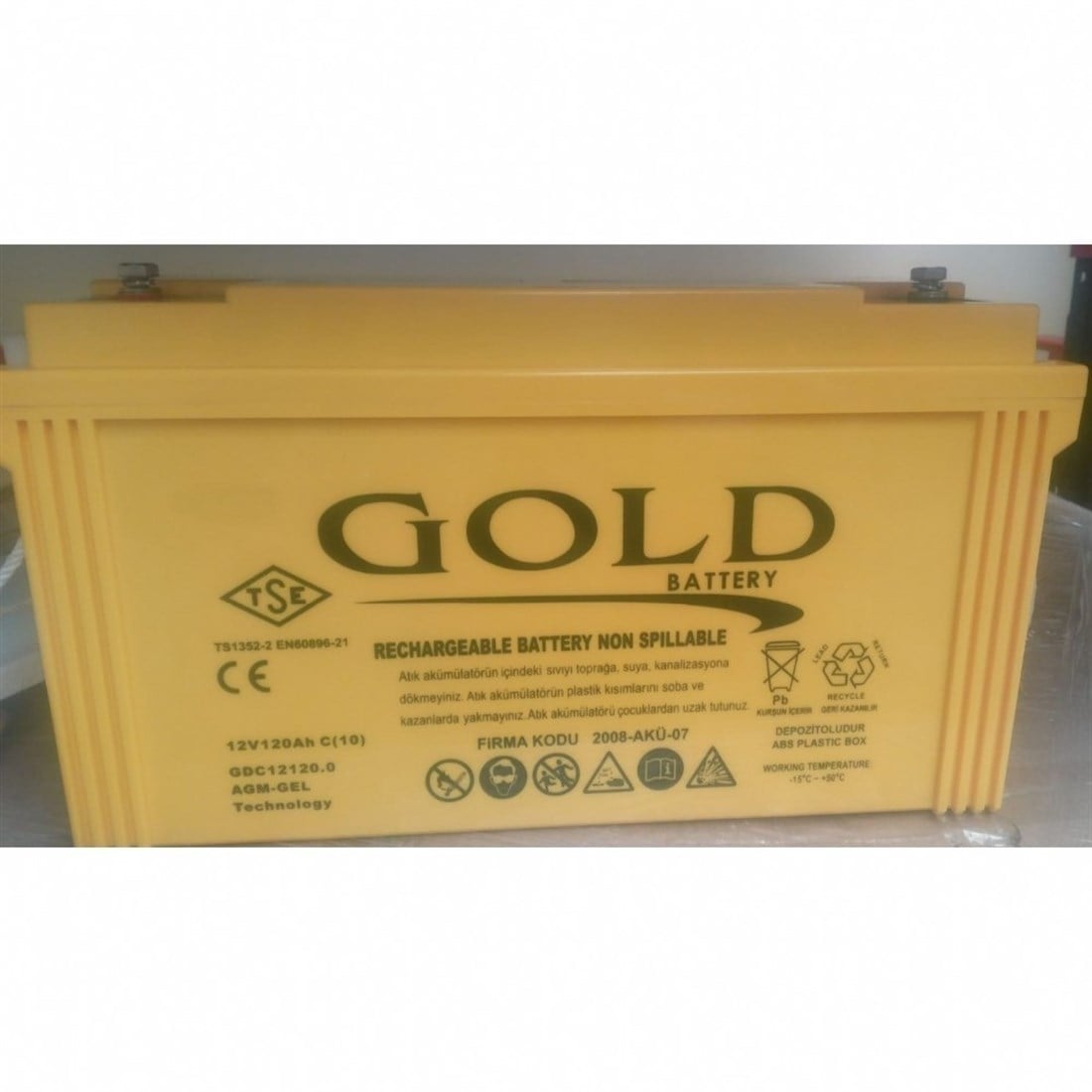 12V 120 Ah Agm Gel Akü
