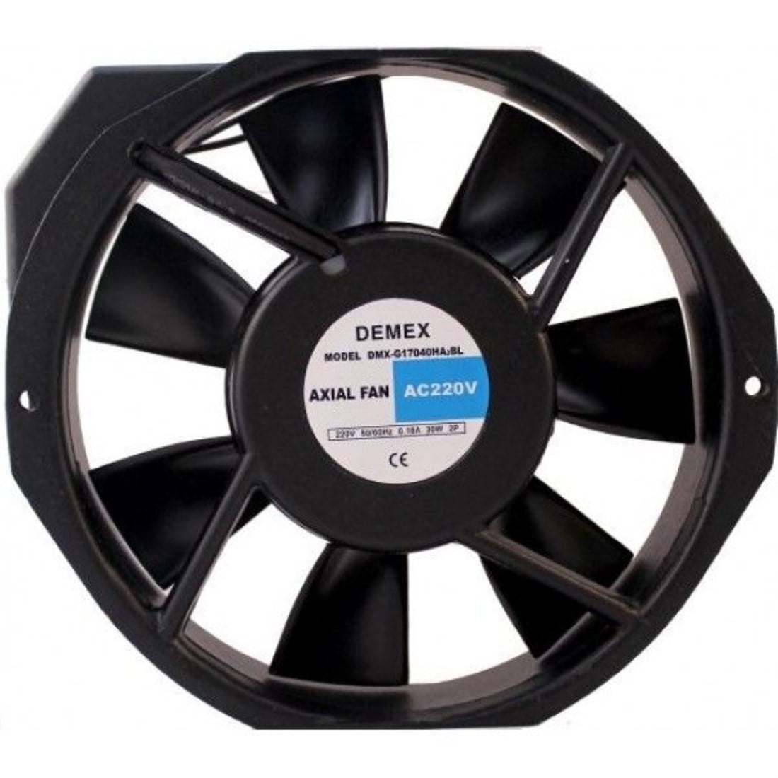 170x150x38 mm 220 v ac oval fan