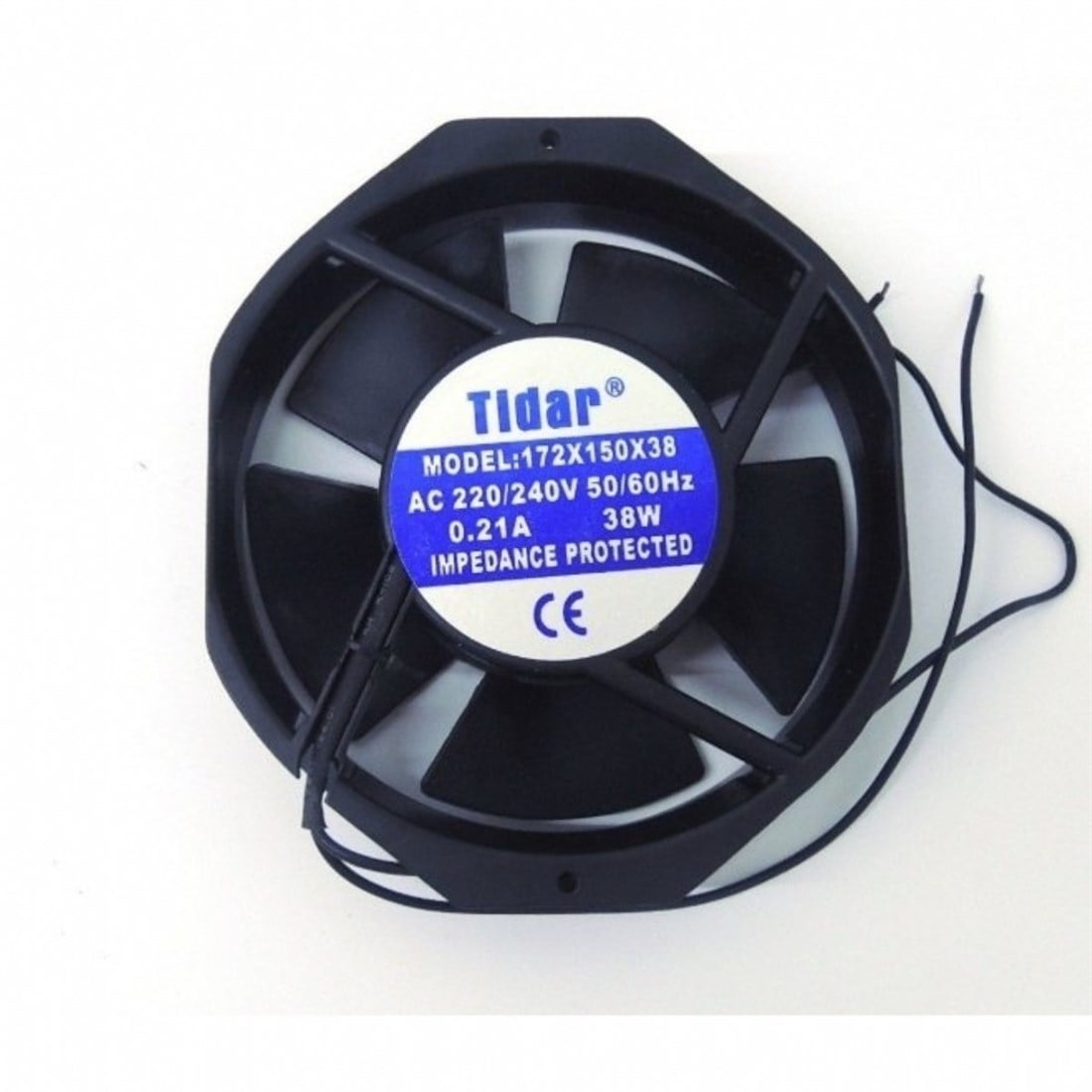 172x150x38 mm 220 v ac tidar yuvarlak fan
