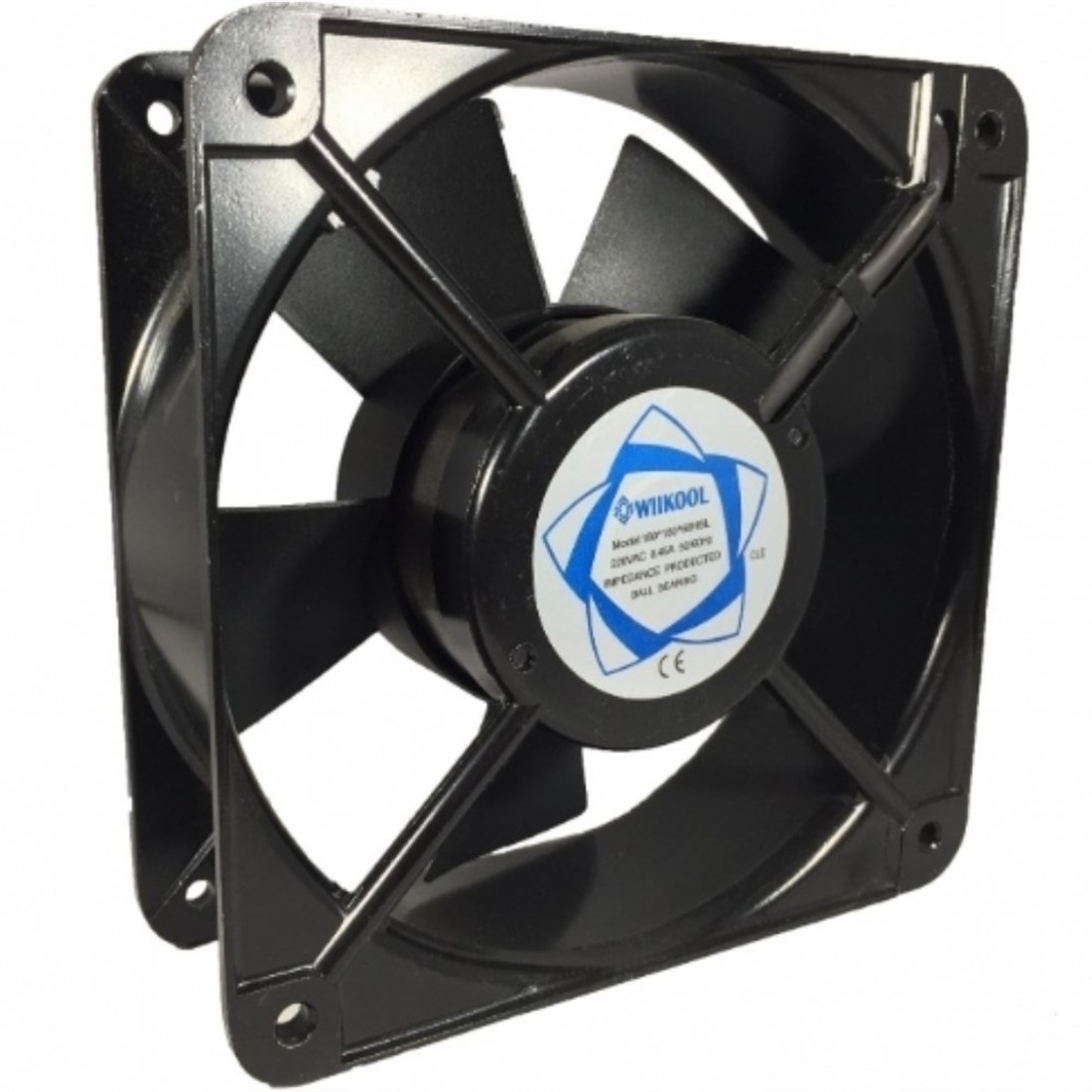 180x180x61 mm Wııkool 220V AC Kare Fan