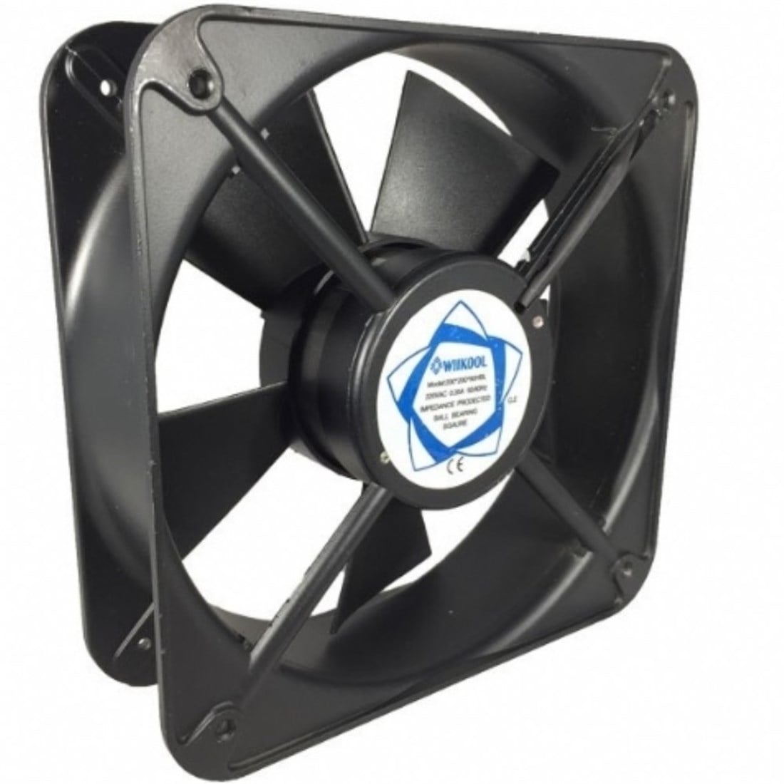 200x200x60 mm Wııkool 220V AC Kare Fan