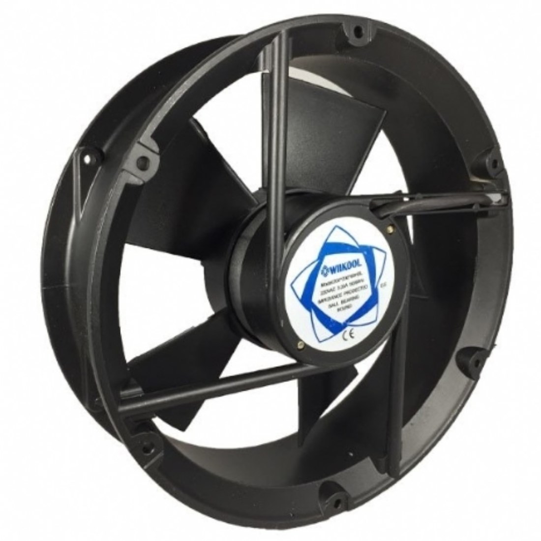 220x220x60 mm Wııkool 220V AC Yuvarlak Fan