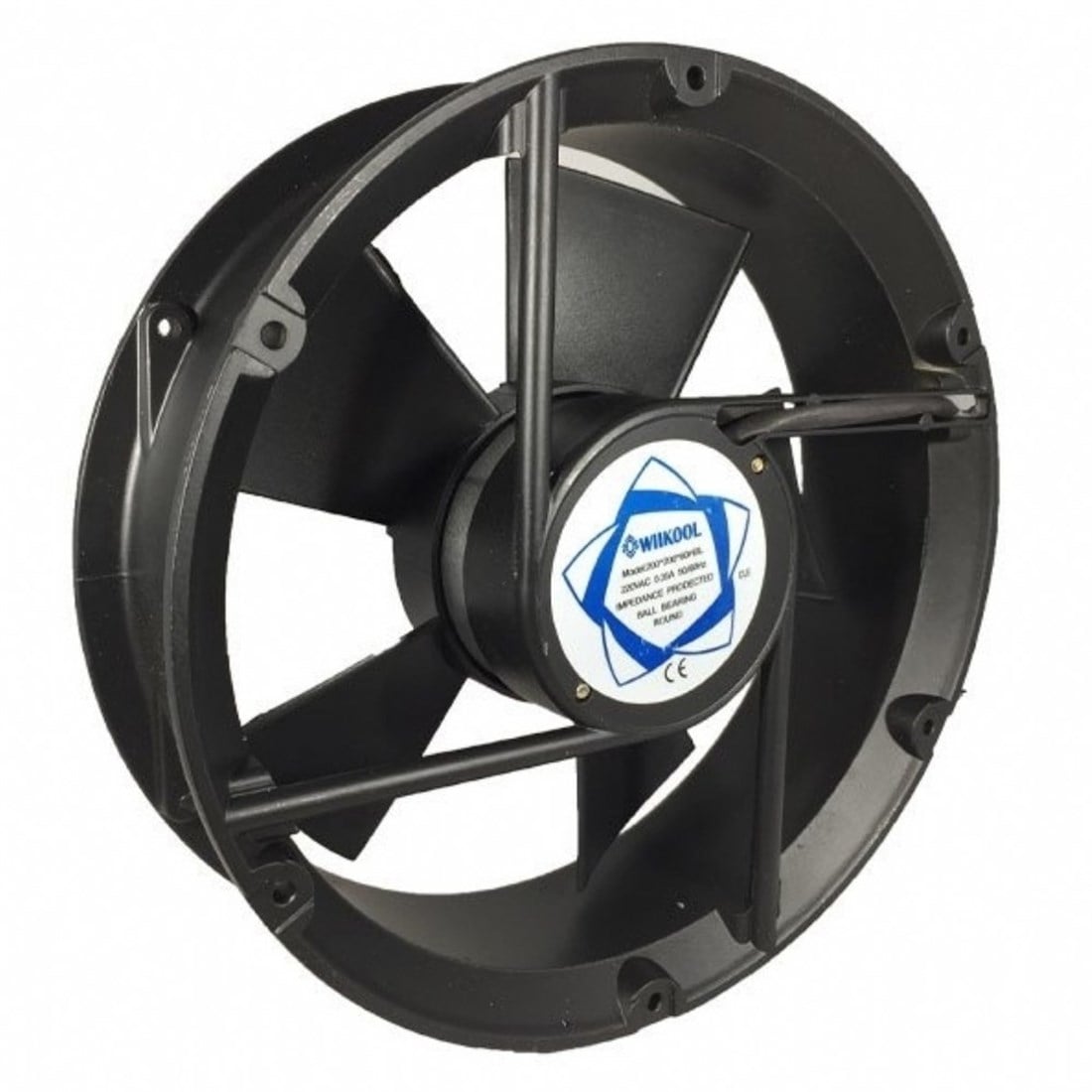 220x220x60 mm Wııkool 220V AC Yuvarlak Fan