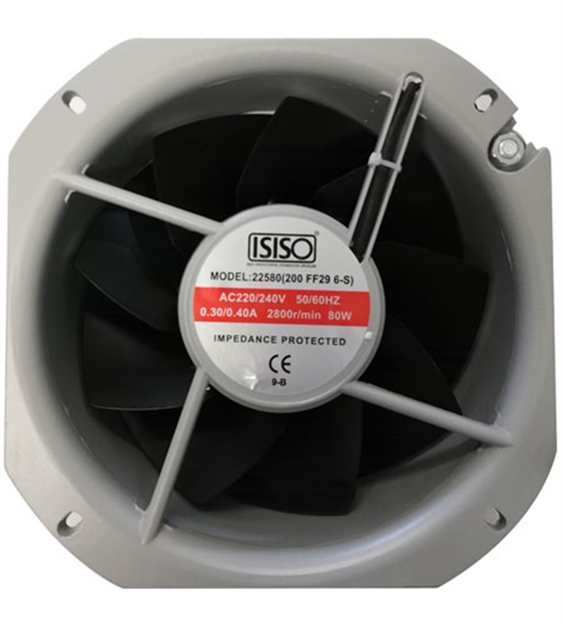 225x225x80 220 VAC KARE FAN 