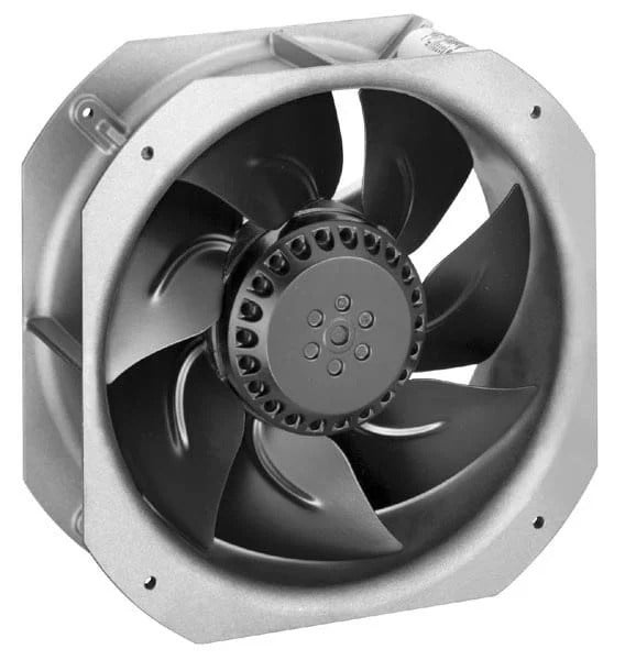 280x280x80 380 V AC Rulmanlı Metal Kare Fan MET-ARKare Fanlar (Kare, Oval, Yuvarlak, Eksenel Fanlar)