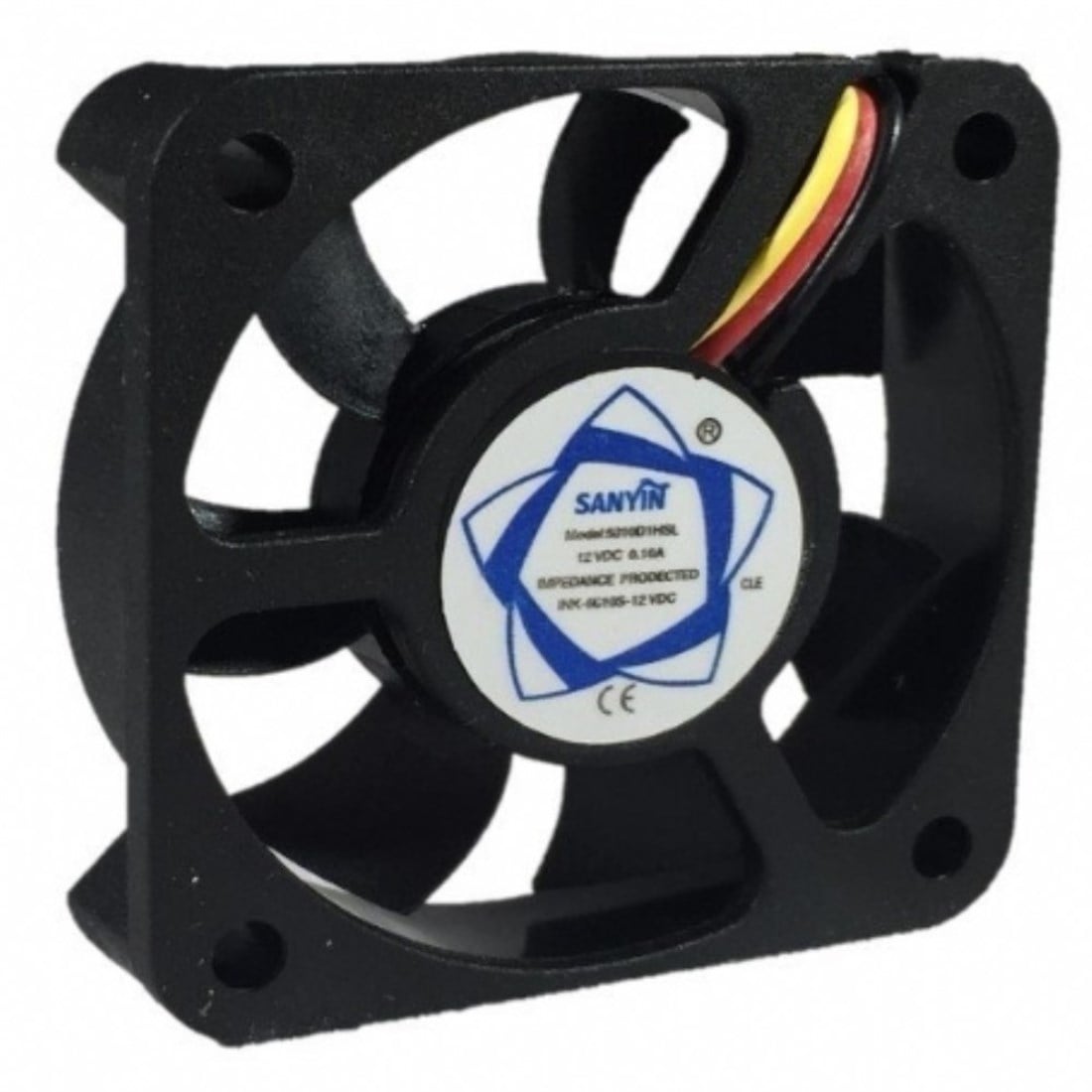 50x50x10 mm Sanyın 12V DC Kare Fan