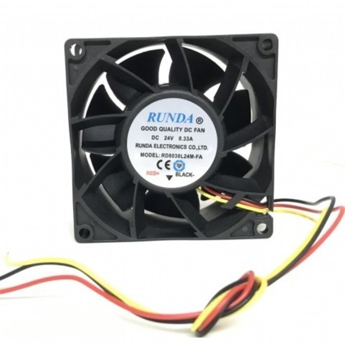 80X80X38MM 24V 0.21A 5500RPM HYDRAULİC