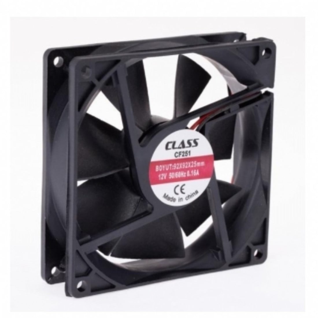 90x90x25 DC 12V Kare Fan Class