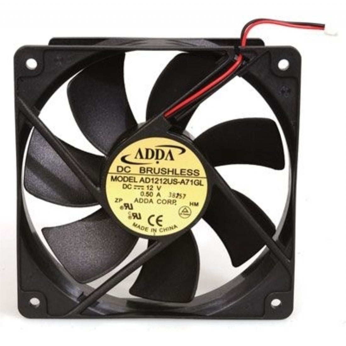 Adda 120x120x25 mm 12 v dc kare fan