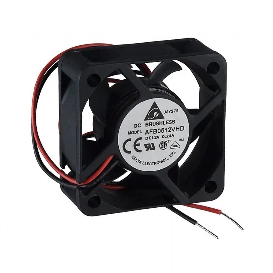 AFB0512VHD 50x50x20 12VDC 0.24A 2 Kablolu Fan