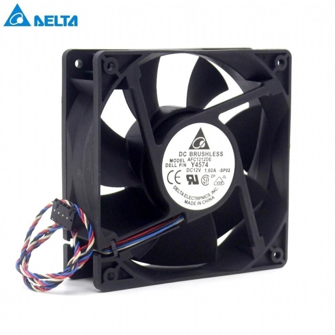 AFC1212DE DELTA 120X120X38 12V SUNUCU FANI 1.60A