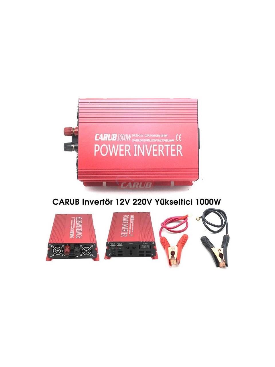 CARUB 1000W İnverter 12 VDC - 220VAC