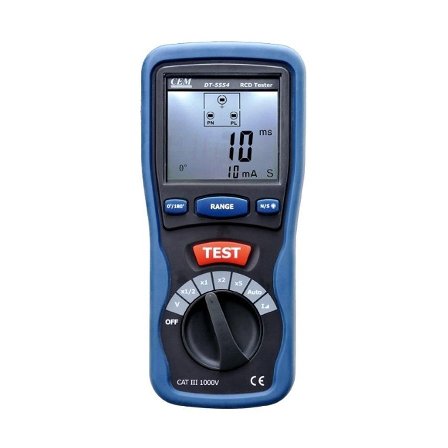 Cem DT-5554 Kaçak Akım Röle (RCD) Test CihazıCEMÖLÇÜM CİHAZLARI
