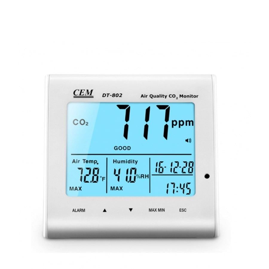 Cem DT-802 Hava Kalitesi / Karbondioksit ÖlçerCEMÖLÇÜM CİHAZLARI