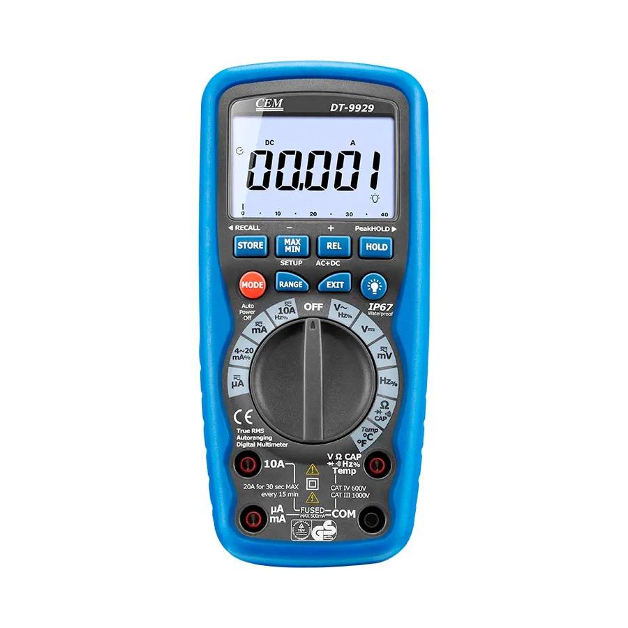 Cem DT-9929 Profesyonel T-RMS Endüstriyel MultimetreCEMDijital Multimetreler