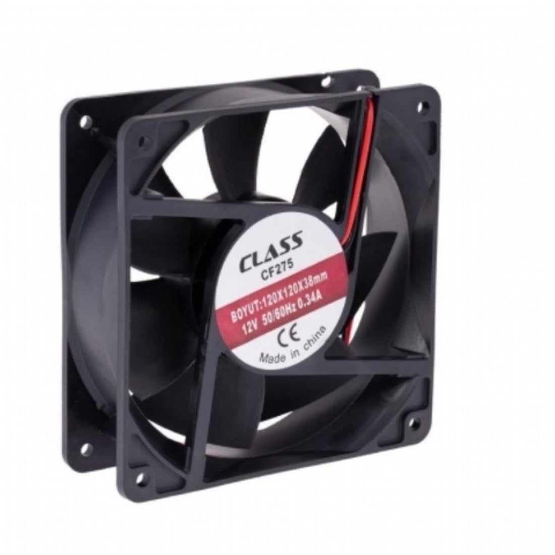 Class 120x120x38 DC 12V Kare Fan