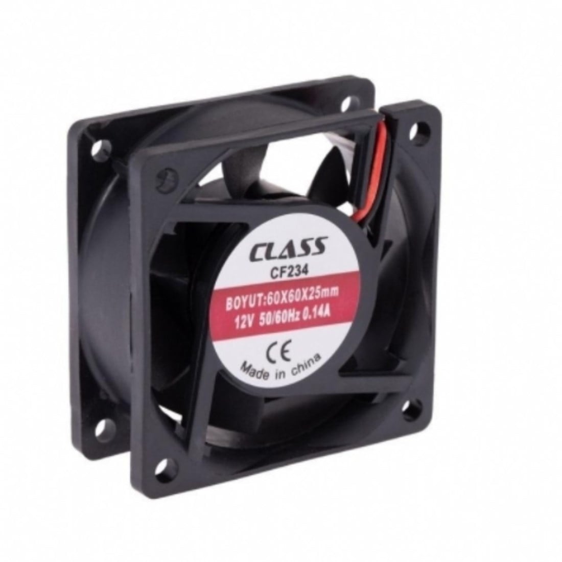 Class 60x60x25 DC 24V Kare Fan