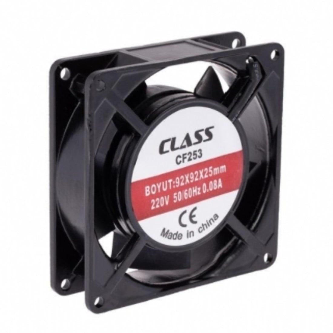 Class 90x90x25 AC 220V Kare Fan