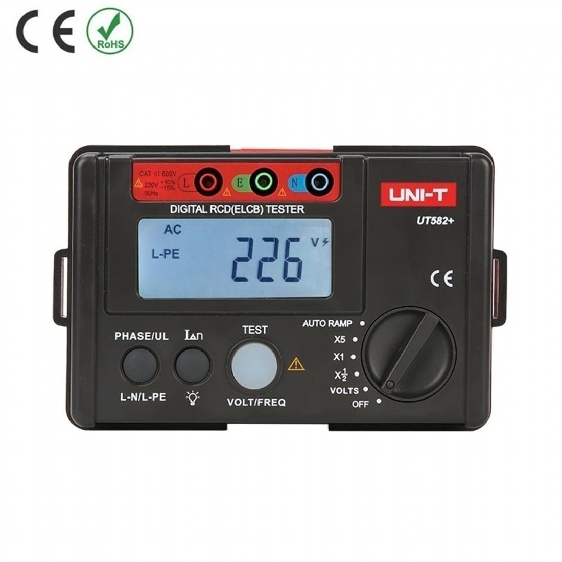 Dijital Kaçak Akım Test Cihazı 500mA Kadar UT 582+