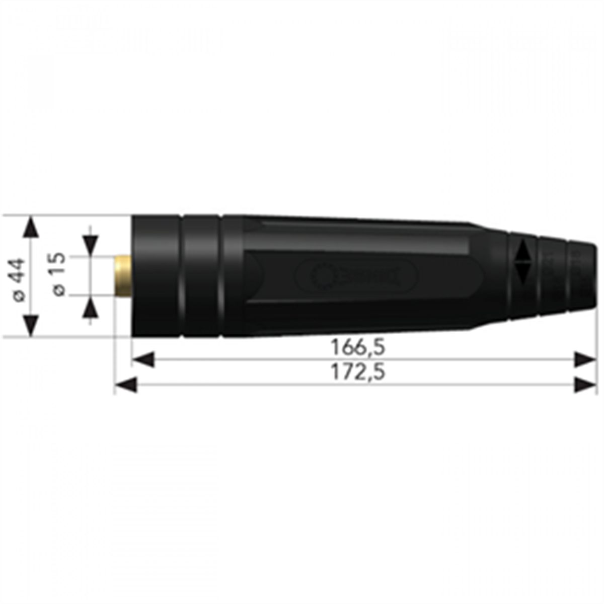 DINSE DIX SKS 120 PLUG SOCKET  5 ADET PAKETLİ 
