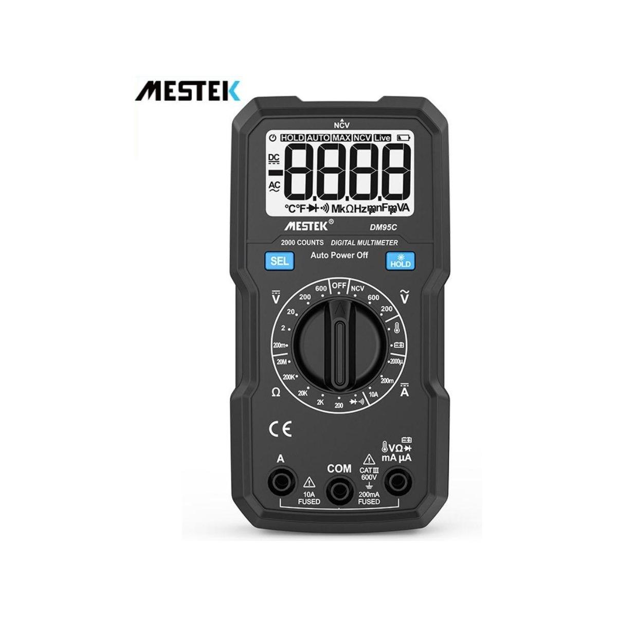 DM-95C Mestek Taşınabilir Mini Dijital Multimetre