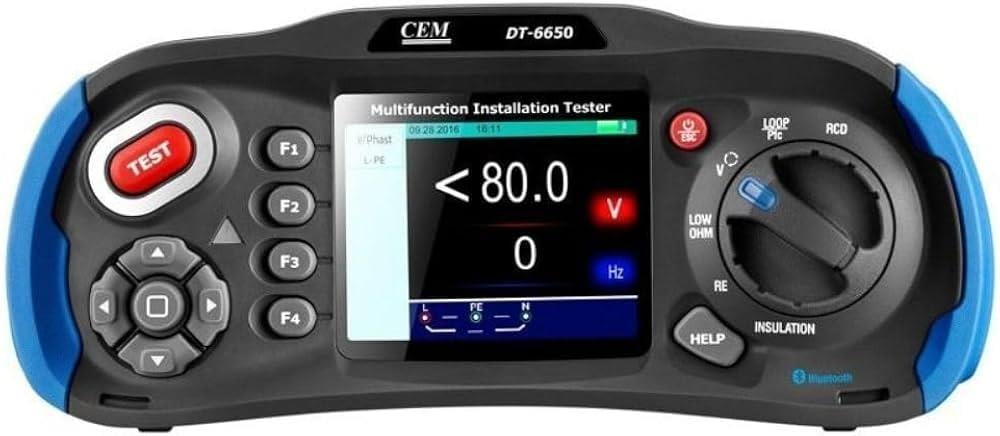 DT-6650 Çok Fonksiyonlu Tesisat Test Cihazı