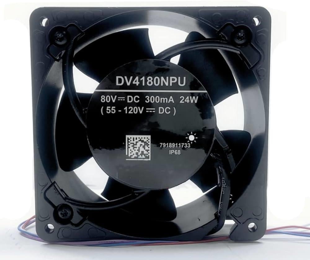 DV4180NPU Kare Fan 80 VDC 300 mA 24W