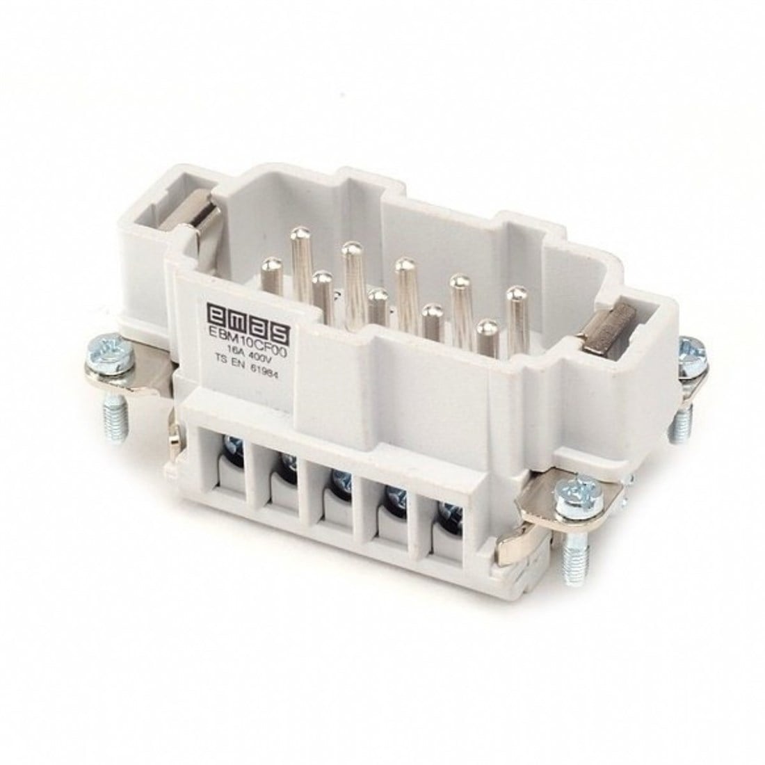 Emas EB010CF00 Metal Seri Çekirdek Fiş 10 Kontaklı 16A Pg16